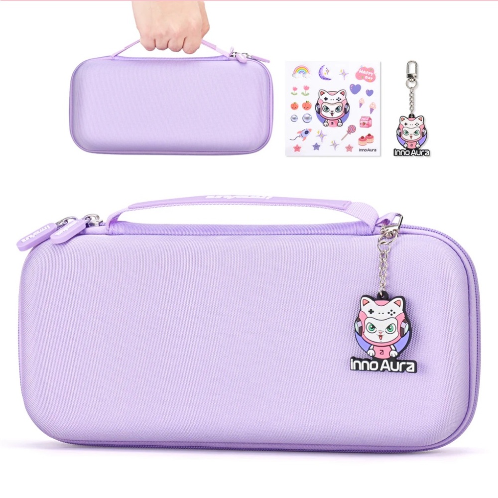 innoAura Switch 2 Carrying Case for NS Switch 2 (2025), Purple - Picture 1 of 10